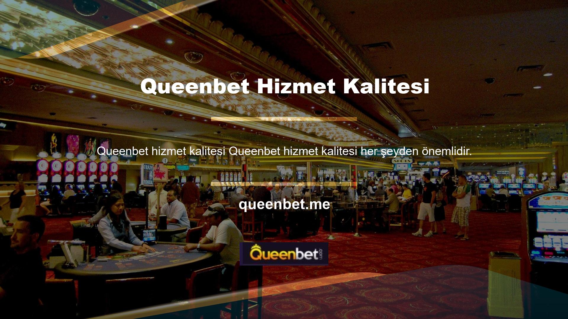 Queenbet markası tarafından sunulan hizmet anında anlaşılabilir ve sorunlardan kaçınmak için gereken tüm hassasiyeti gösterir